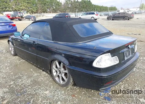 2001 BMW 325Ci from USA, damaged, VIN WBABS33421JY55858